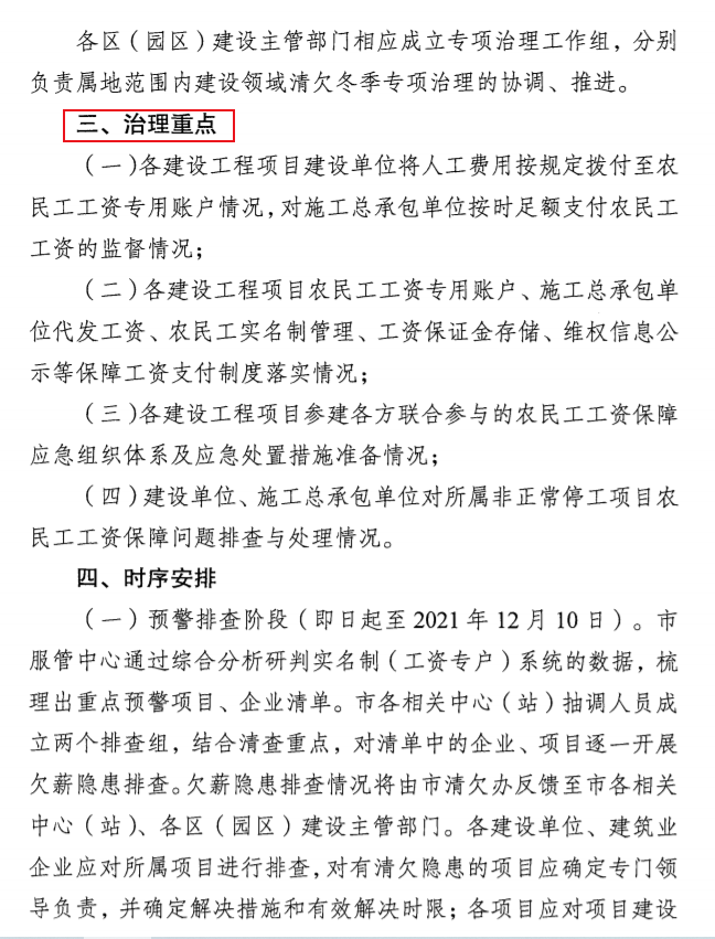 南京：即日起開展2021年建設領(lǐng)域清欠冬季專項治理！處罰：通報、限制、暫停承攬新工程！